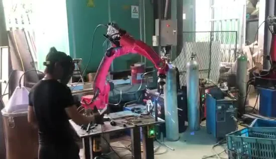 Robô industrial de soldagem a laser para carro com ponto de arco TIG de plasma de alumínio de solda automática